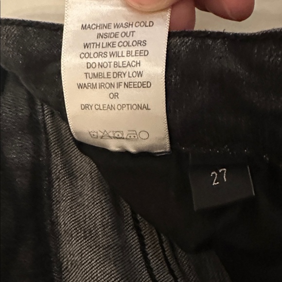 Flying Monkey Black Distressed Jeans Size 27 - Picture 5 of 5